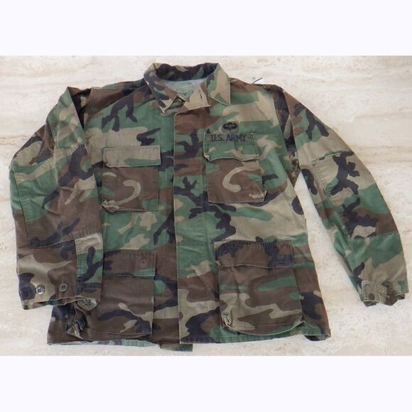ARMY Camouflage Combat Woodland pattern jacket - Picture 1 of 3